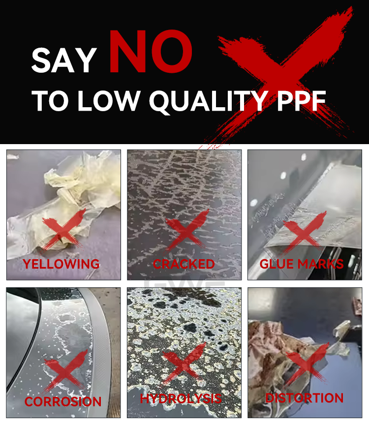 Película protectora clara para coche clear protective film for car