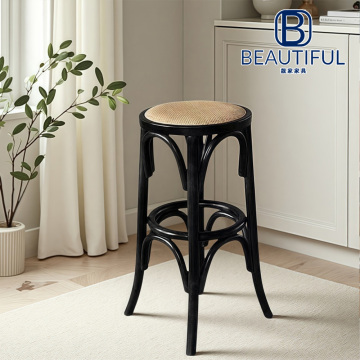 Liangjia Chunmu round bar stool