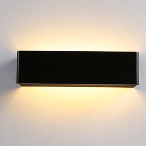 LEDER Simple 5W black LED indoor wall light