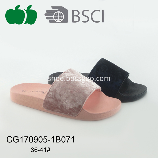 Hot Sale High Quality Pcu Simple Ladies Slippers