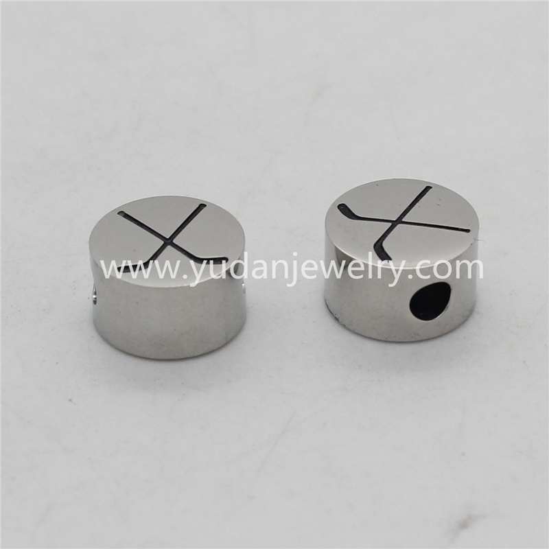 Yudan Jewelry Custom Stainless Steel Boxing Glov Charm Beads For Bracelet