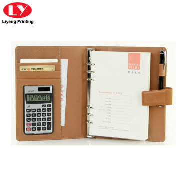 PU cover business loose leaf notebook diary