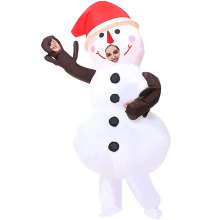 Inflatable Christmas Snowman Costume - Adult Size Halloween Botargas Disfraz Inflable