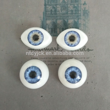 Realistic oval plastic eyes acrylic eyes for dolls