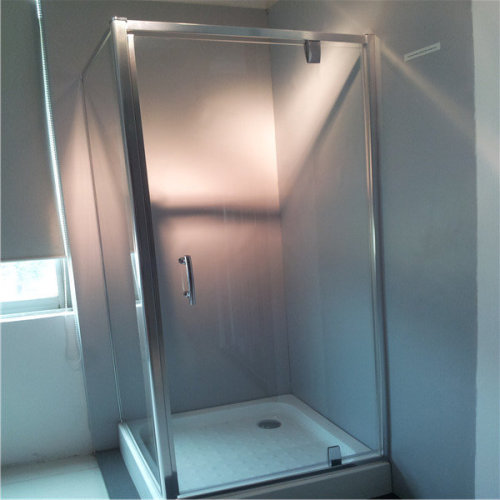 North Glass Fixed or Sliding 8mm Clear Tempered Glass Box Shower with Aluminum Frame