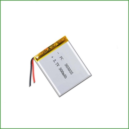 안정적인 품질 503035 3.7V 500mAh 리튬 폴리머 배터리