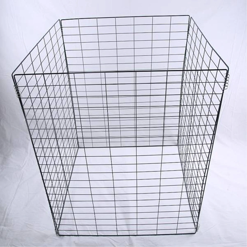 Green Metal Wire Basket for Compost Garden Wire Compost Bin