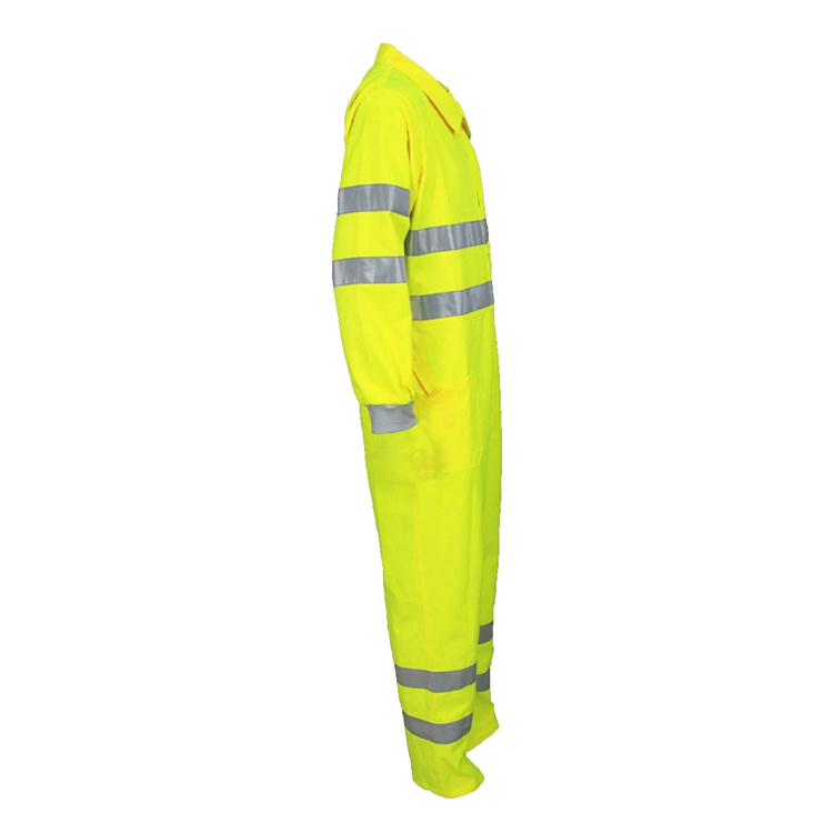 Wholesale EN20471 High Visibility Coverall With Reflective Tape