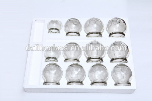 chinese glass cupping therapy sets glass cupping jars