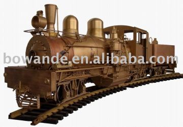 Locomotive metal model