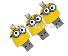 wholesale high quality two sites otg usb flash drives for phone and computer