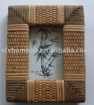 Rattan Photograph Frame