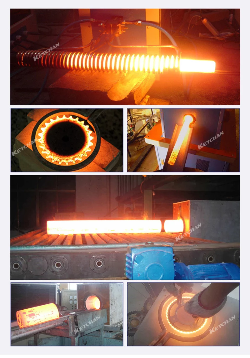 Induction Rod Forging Furnace application 1 jpg KETCHAN Induction Induction Rod Forging Furnace