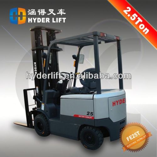 Newest 2.5ton three wheel electric forklift