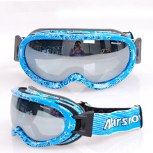 Professional Super Vision Double Layer Antifog Ski Glasses