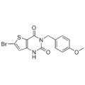 6- 브로 모 -3- (4- 메 톡시-벤질) -1H- 티에 노 [3,2-d] 피리 미딘 -2,4- 디온 CAS 1313712-42-3
