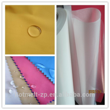 transparent tpu film for waterproof fabric