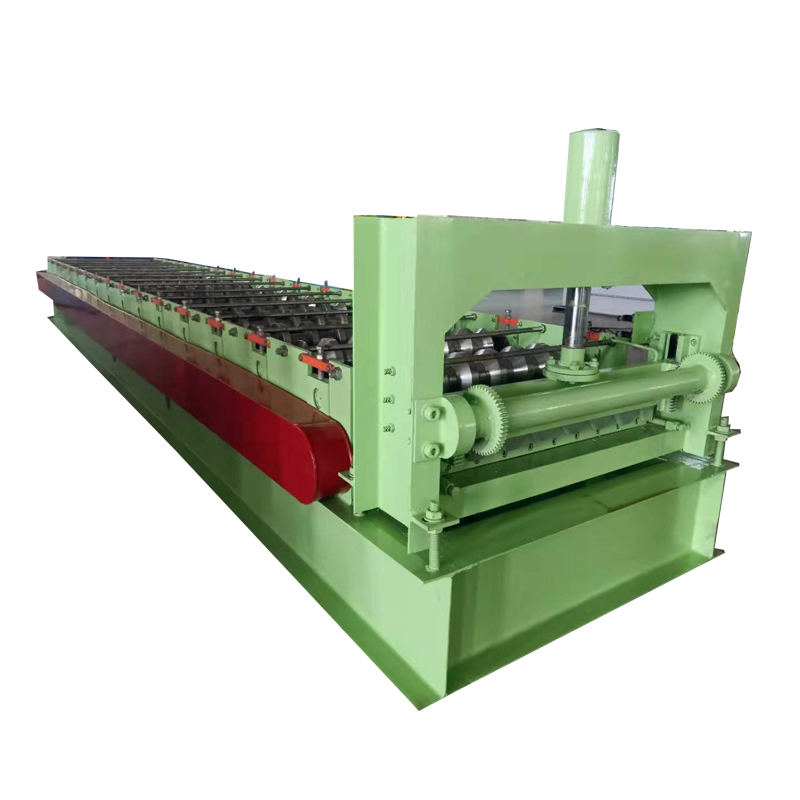 Factory price galvanized steel  trapezoidal coil roofing tile roll forming machine