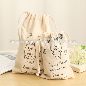 Custom Jute Drawstring Bag