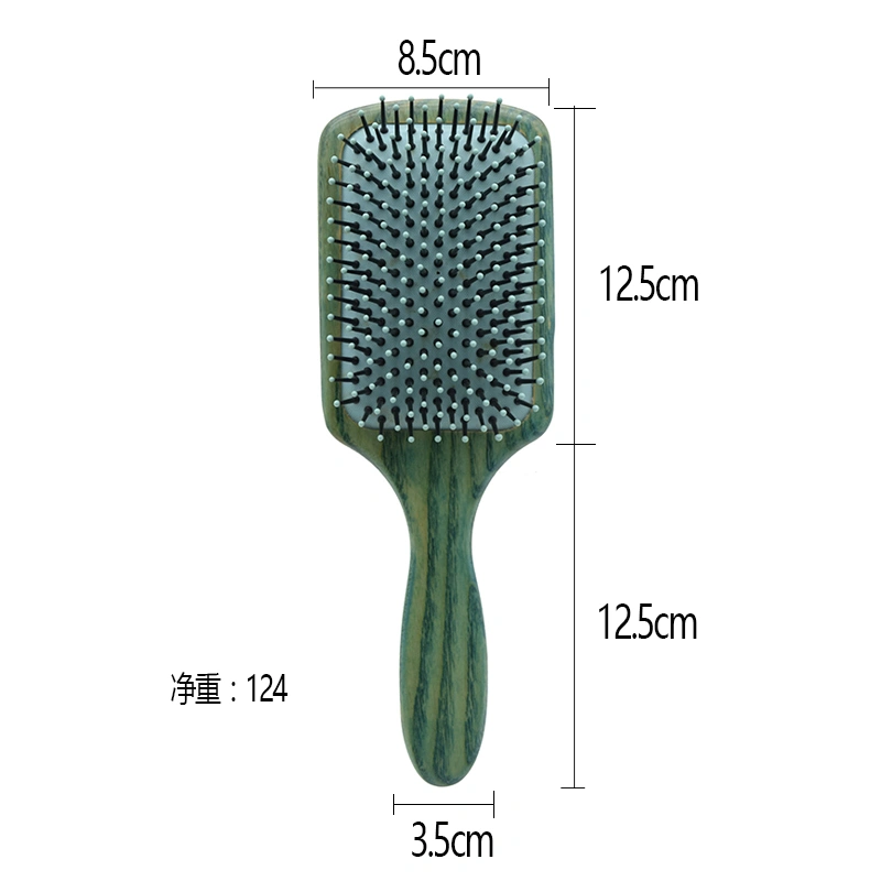 Natural Health Bamboo Wooden Comb Air Cushion Massage Paddle Hair Brush Heat Resistant Beard Comb for Women Makeup Brushes