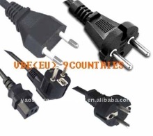 power cord with molded plug for appliance
