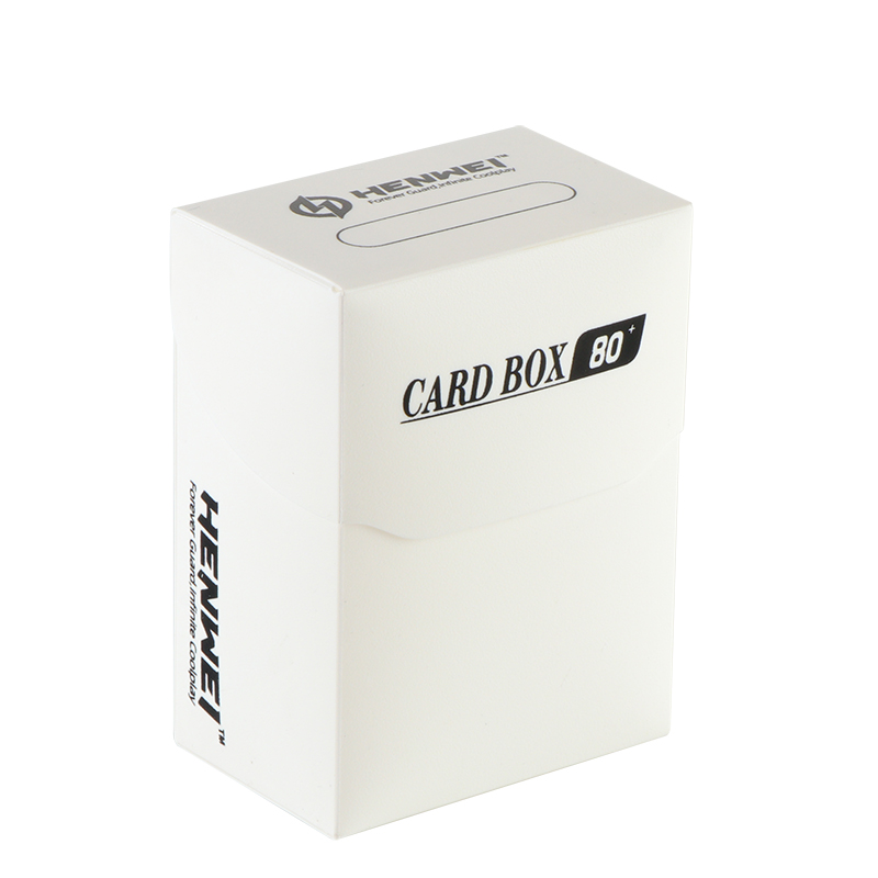 Plastic 80 Pcs Capacity cards protecting Cards Box