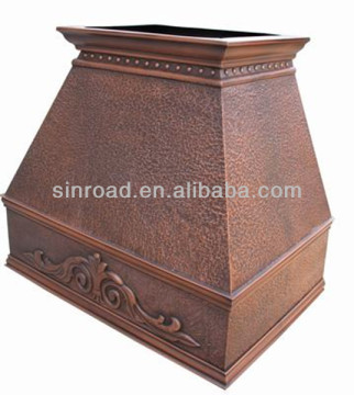 chimney copper hood