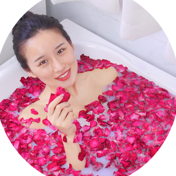 Natural Dry Petal Red Rose Confetti - Dried Rose Flowers for Wedding & Christmas Decor