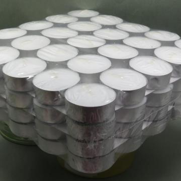 4hours 14g White Smokeless Tealight Candles