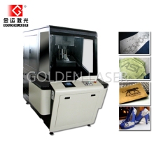 Galvo Laser Machine Engraving Leather Shoe Bag