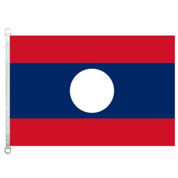 Laos national flag 90*150cm 100% polyster