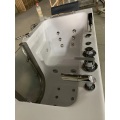 Steps To Get In And Out Of Bath Whirlpool Air Jetted Walk In Tub Shower Combo