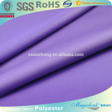 100% Polyester 190T Waterproof Taffeta Tent Fabrics PU Coating