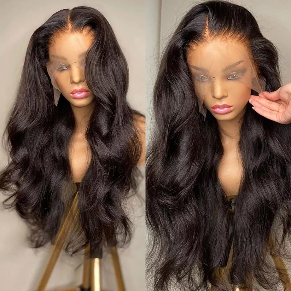 Brazilian Virgin Human Hair Frontal Wigs For Black Women 13x6 HD Full Transparent Lace Front Wig Vendors Bleached Knot Wholesale