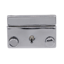 Oversize Rectangle Press Lock Clasp Watch Box Closure Squeeze Turn Lock
