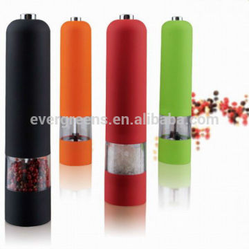 Electric plastic pepper grinders