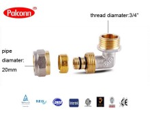 Top Selling 2015 Copper forged pipe pex fitting bathroom light fitting PEX-AL-PEX 16x3/4"mm A464