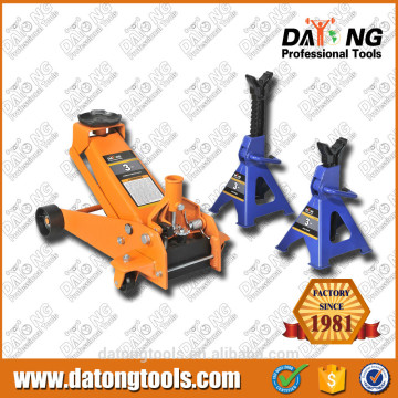 3 Ton Hydraulic Floor Jack with CE 3 Ton Jack Stand Lifting Tool Set