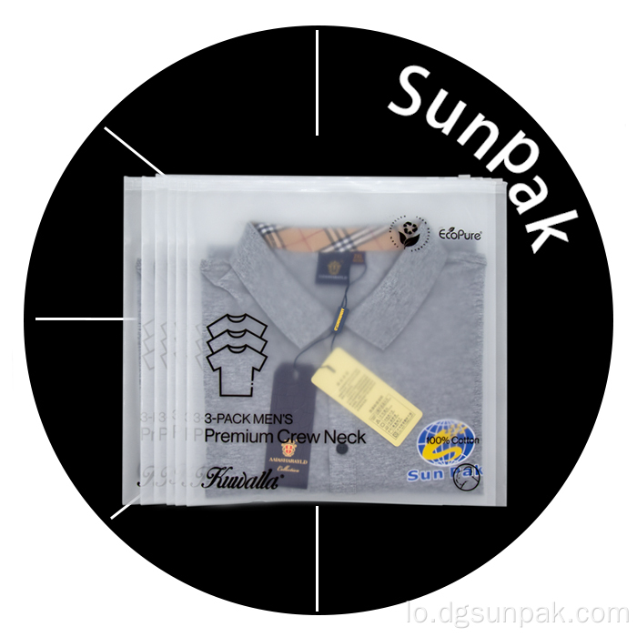 Zip Lock Zipper Pouch Pouch ທີ່ມີອາກາດຫນາວ