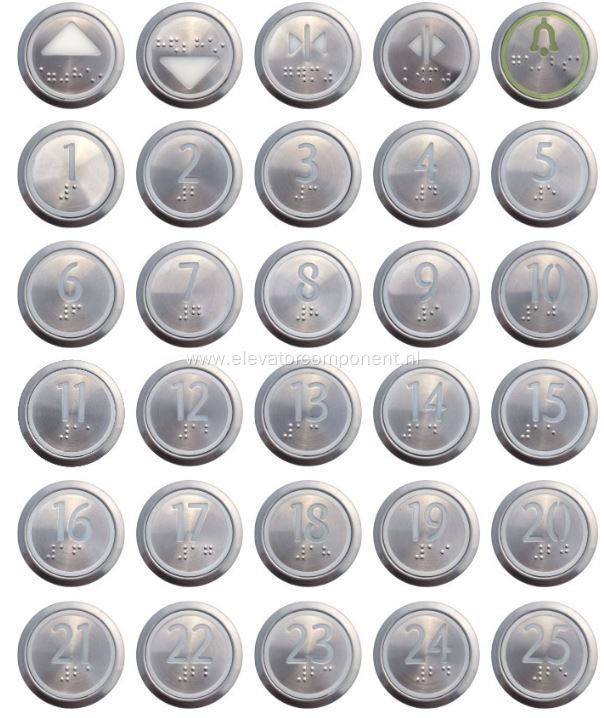 KONE Elevator Push Buttons KDS50