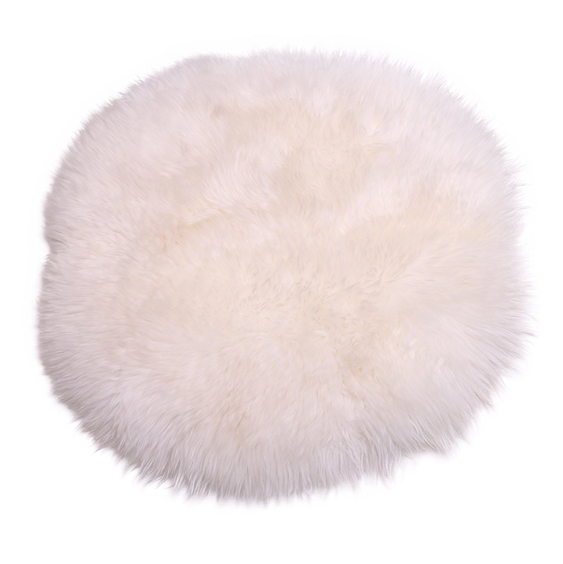 High Quality Luxury Fluffy Lamb Skin Chair Seat Cushion