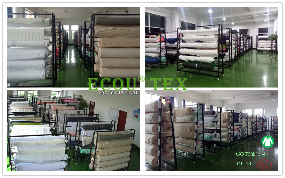 OEM service of 70%bamboo 30%organic cotton 40S interlock fabric for T-shirt