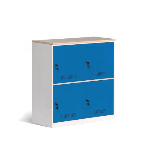 Low Height Cheap Steel Storage Cupboard with Doors