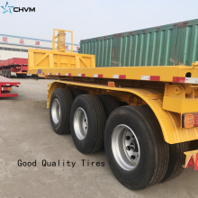 CHVM Lowbed Dump Truck Dumping Trailer