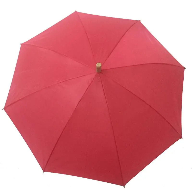 Customized Common Size Plain Color Cheaper Customer Logo Promotion Umbrella