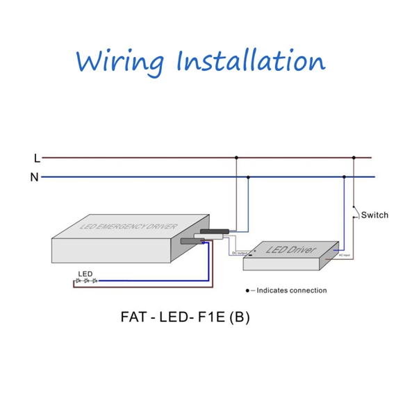 Led Emergency Kit Wiring Connection