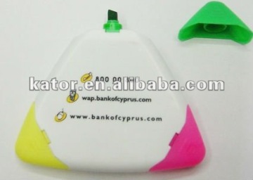 promotional triangle highlighter / triangle shape highlighter