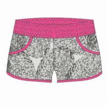 Women's shorts, 2014, fashionable fingerprints