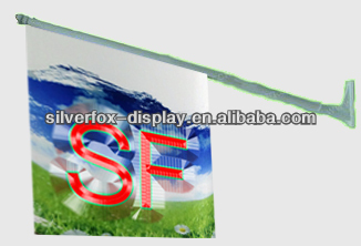 flag banner on the wall