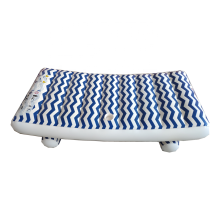 Inflatable Swimming Pool Float Bed with Canopy for Sun Protection